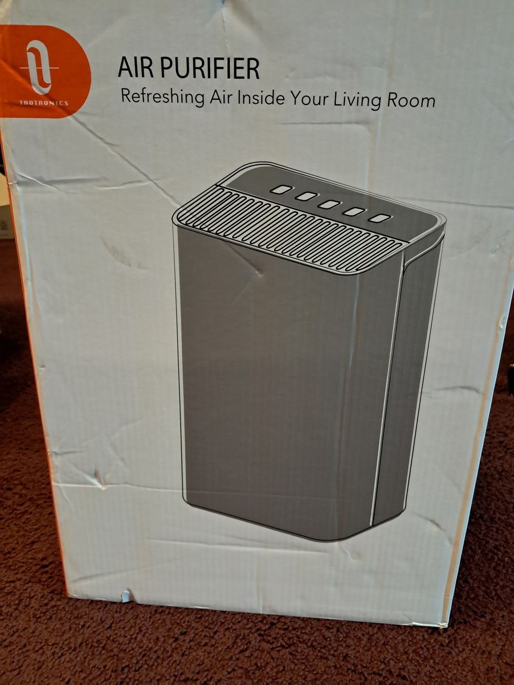 Gray Air Purifier - Refreshing Air Inside Your Living Room